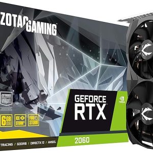ZOTAC GAMING GeForce RTX 2060 6GB GDDR6 192-bit Gaming Graphics Card Super Compact ZT-T20600K-10M
