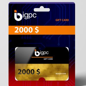 BIGPC GIFT CARD 2000 USD