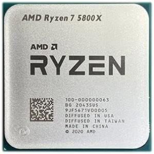 AMD 7 5800X R7 5800X CPU processor AM4 3.8GHz 8-core 16-thread CPU 100-000000063 office desktop processor accessories