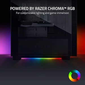 Razer Tomahawk Atx – Mid Tower Gaming Case With Razer Chroma RGB (Swing Doors On Both Sides, Ventilation, Dust Filter, Cable Management, For Radiators Up To 360mm) Black