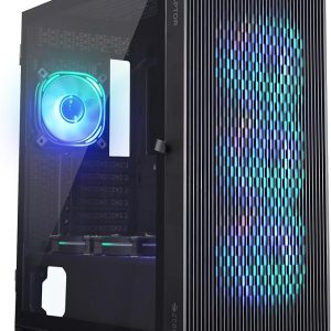ZEBRONICS Newly Launched Raptor Mid-Tower Premium Gaming Cabinet EATX/ATX/mATX